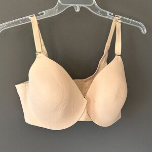 SPANX Bra-llywood Hills 38DD Nude Underwire T-Shirt Bra Shaping Side Slimming